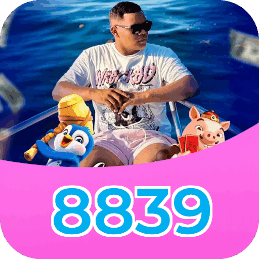 Interface do aplicativo 8839 mostrando jogos disponíveis no iOS e Android